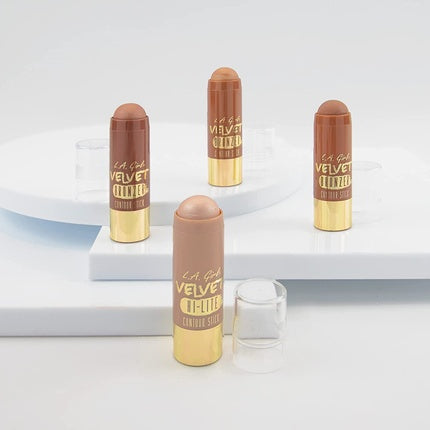 Contur L.A. Girl Velvet Contour Stick Radiance, maro, ambalaj tubular
