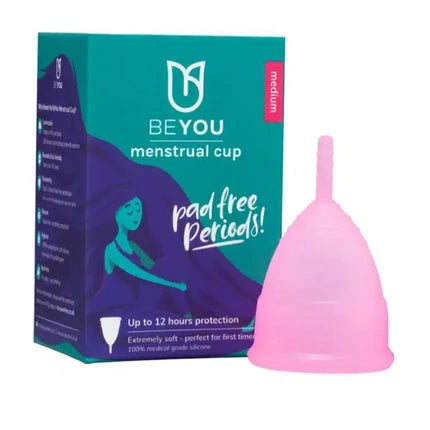 Cupă Menstruală Beyou, Mărimea A, roz, silicon medical