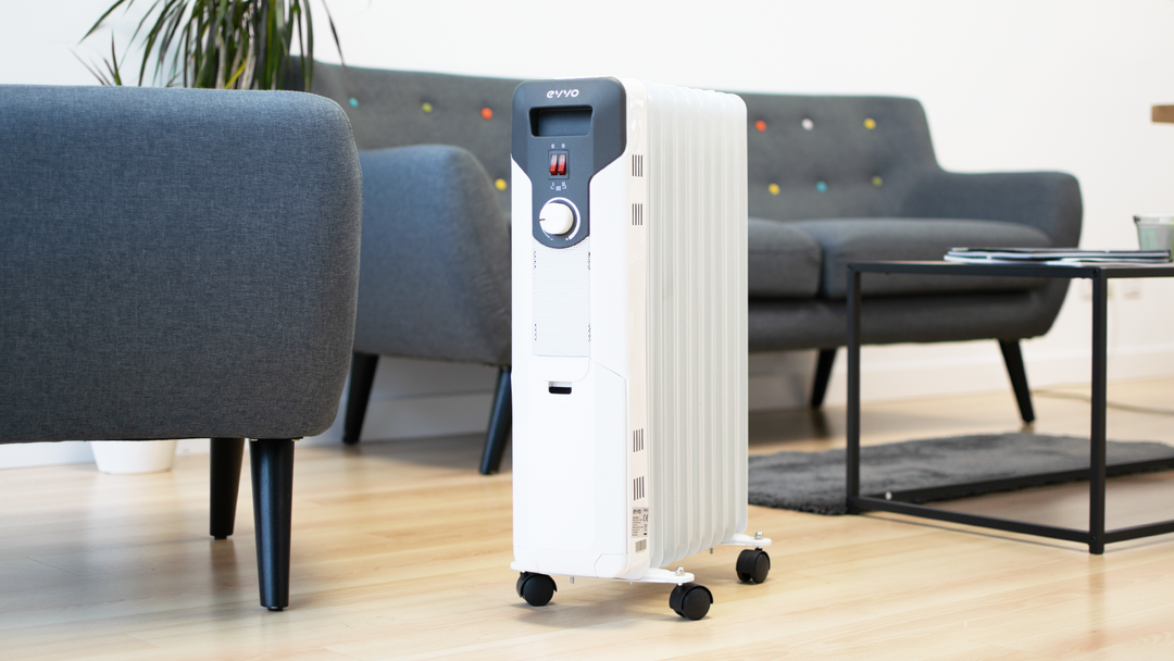 Radiator cu ulei Cecotec EVVO C9, 2000 W, 9 elemente, alb