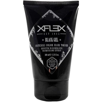 Gel de păr Xflex Black, efect de mascare, 100ml