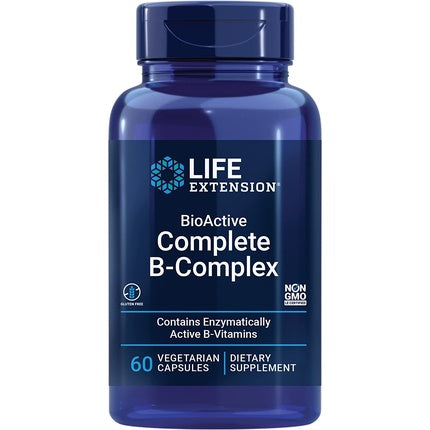 Supliment vitamine B, Life Extension BioActive Complete B-Complex, 60 capsule vegetariene