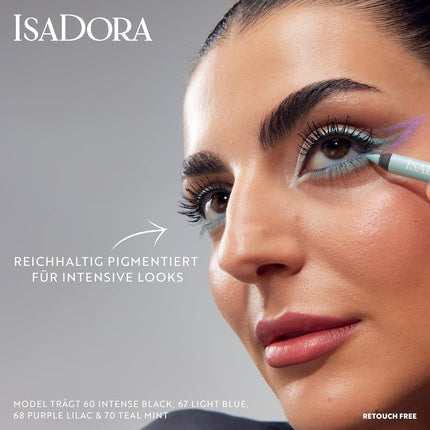 IsaDora Perfect Contour Kajal, Black Eyeliner Pencil, Chocolate Brown