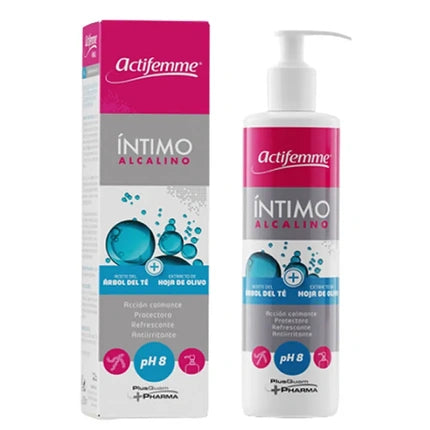 Gel Intim Actifemme Alcalin, pH 8, Extract Arbore de Ceai, 200ml