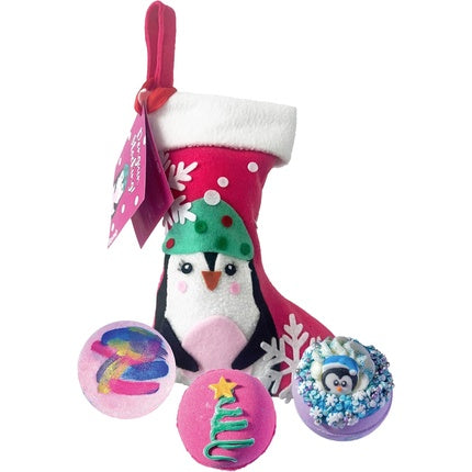 Bombe de baie Bomb Cosmetics Penguin în set cadou