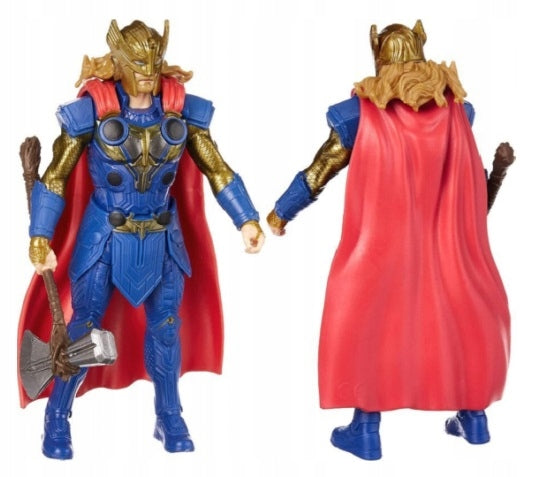 Figurină Hasbro Marvel Studios Thor: Love and Thunder, Stormbreaker Strike Thor, 15+ sunete și fraze, 4+ ani