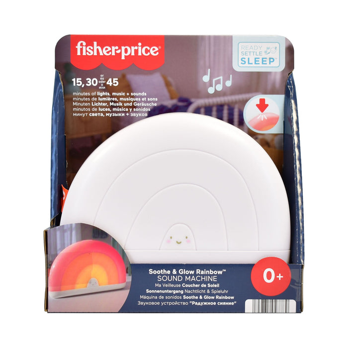 Lampă muzicală Mattel Fisher Price Soothe & Glow Rainbow, 0+ luni, 15/30/45 minute