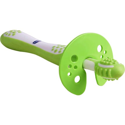 Periuță și Perie de Masaj Chicco 4M+, Verde