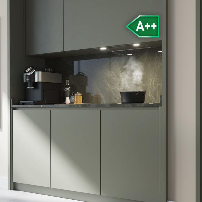 Hotă încorporabilă Cecotec Bolero Flux IT 525500, 52 cm, 550 m³/h, clasa A++, inox