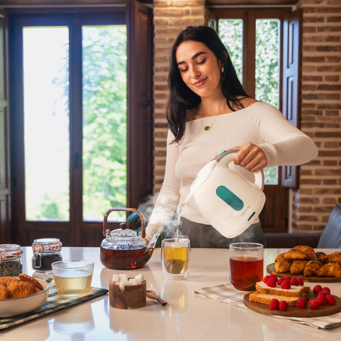 Fierbător electric Cecotec Thermosense 140 White, 1 l, 2200 W, alb