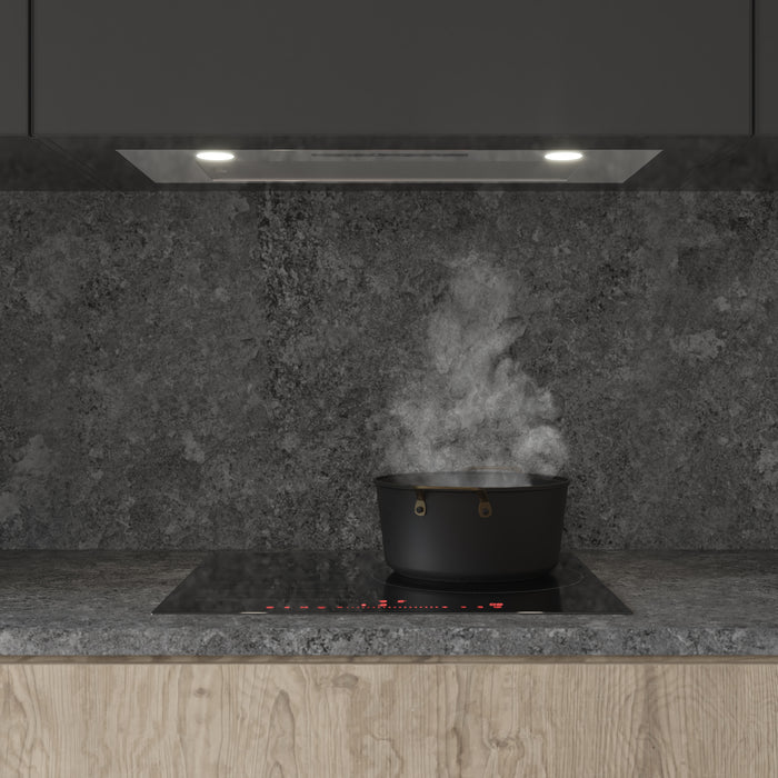 Hotă încorporabilă Cecotec Bolero Flux IT 755500, 550 m³/h, 75 cm, clasa A++, inox