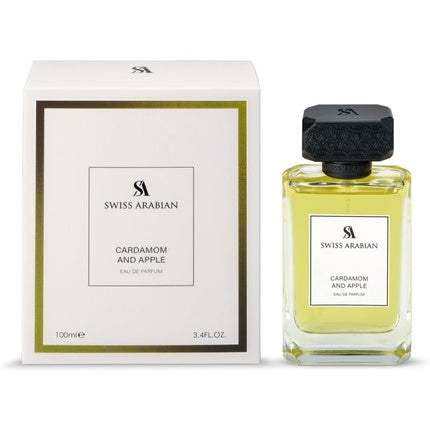 Parfum Swiss Arabian Cardamom and Apple pentru bărbați, 34 oz EDP Spray
