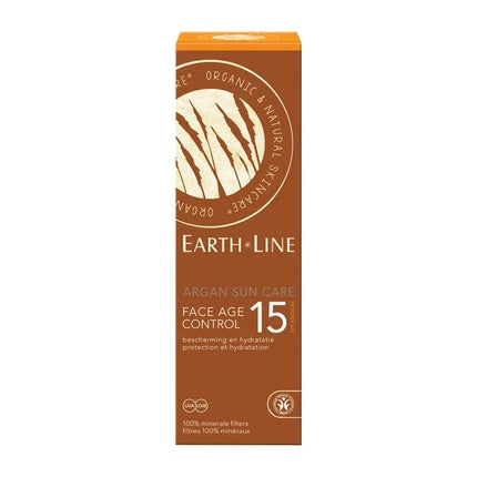 Earth-Line Argan Biosun Face Age SPF15, Cremă solară facială, 40ml