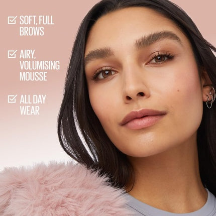 Mousse sprâncene Maybelline Super Fluff 255 Soft Brown