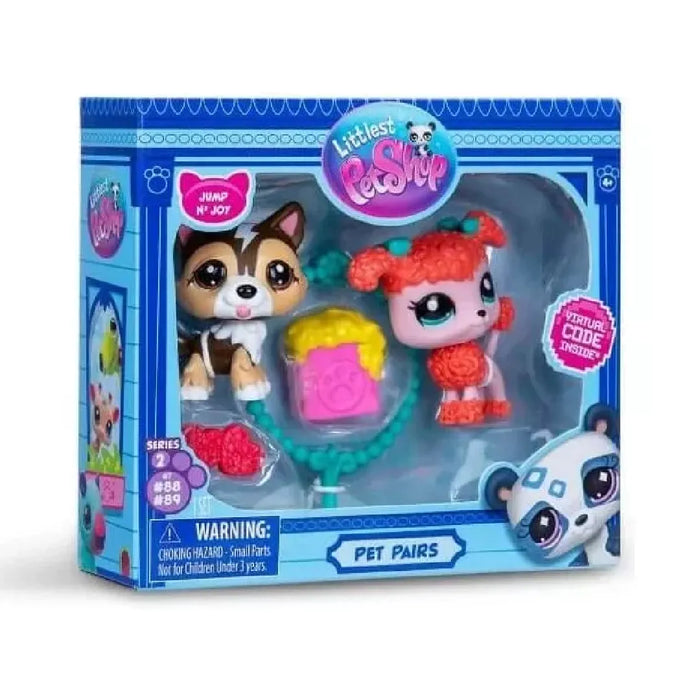 Set de figurine Hasbro Littlest Pet Shop, Seria 2 Pet Pairs, 2 figurine, 4+ ani, diverse modele