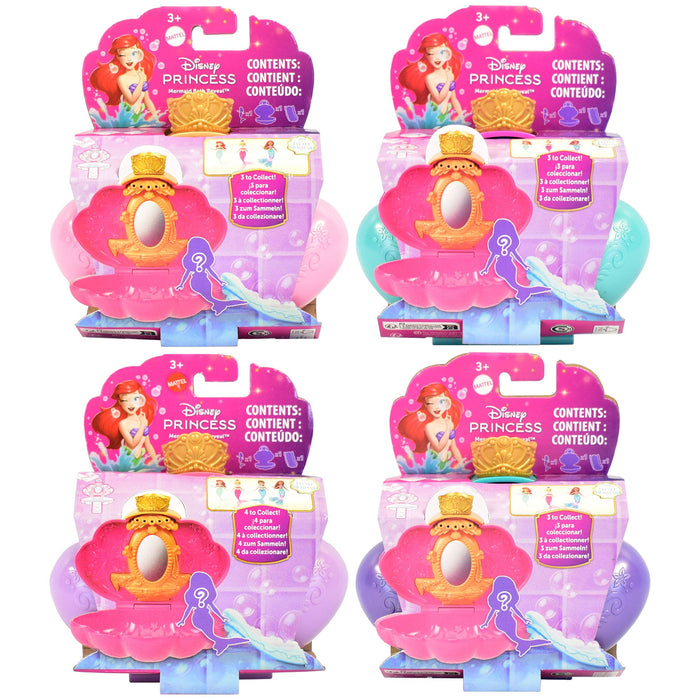 Păpușă Mattel Disney Princess Mermaid Bath Reveal, diverse modele, 3+ ani