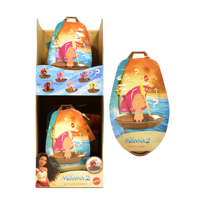 Bărcuță Mattel Disney Vaiana 2 Wayfinder Wonders, personaj surpriză, 3+ ani