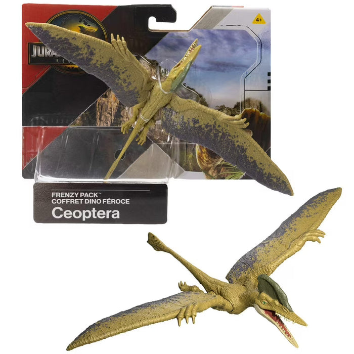 Figurină Mattel Jurassic World Rebirth, Ceoptera, 18 cm, 4+ ani