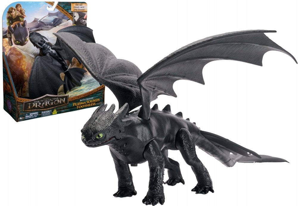 Figurină SpinMaster How to Train Your Dragon Battle Dragons, Toothless, 25 cm