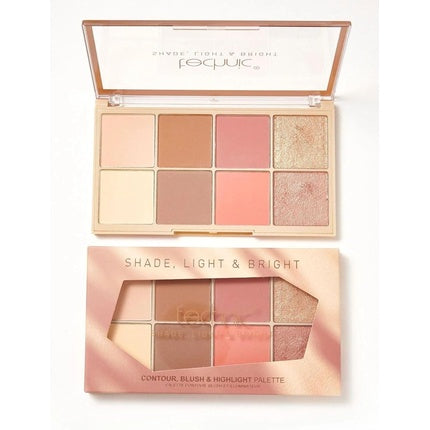 Paletă Machiaj Technic Light & Bright pentru Conturare, Blush și Iluminare