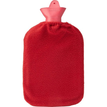 Bolsa de apă caldă Corysan Lined 2L, design carouri roșu-negru