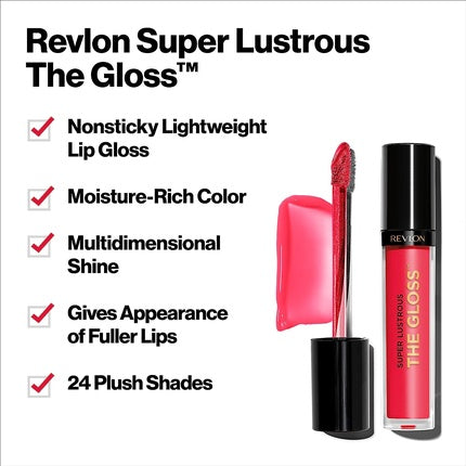 Gloss de buze Revlon Super Lustrous Sizzling Coral 3.8ml