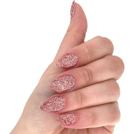 Layla Cosmetics Gel Nail Polish, model 202, culoare roz cu efect glitter, capacitate 10ml