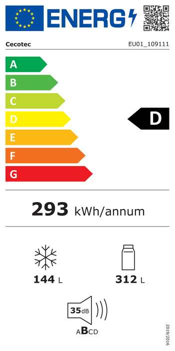 Frigider semiîncorporabil cu 4 uși Cecotec Bolero CoolMarket 4D 456 SBI Inox E, 456 l, Total No Frost, clasa D, inox