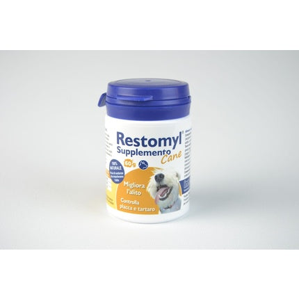 Supliment pentru câini Restomyl, Innovet, 60g, capac albastru