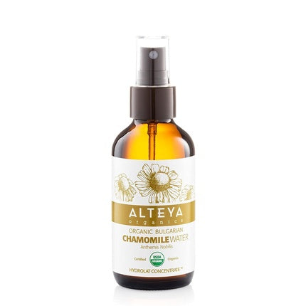 Spray apă de mușețel Alteya, 120ml, certificat USDA Organic