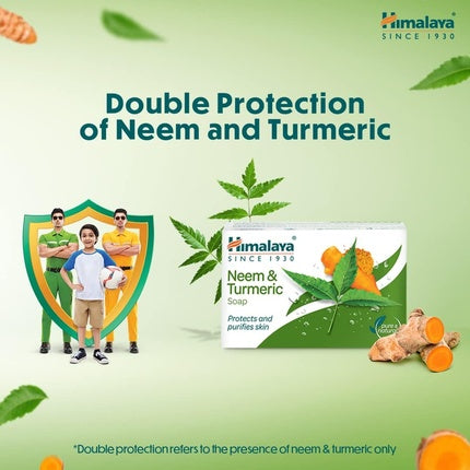 Himalaya Neem & Turmeric Sapun, 75g, Verde, Natural