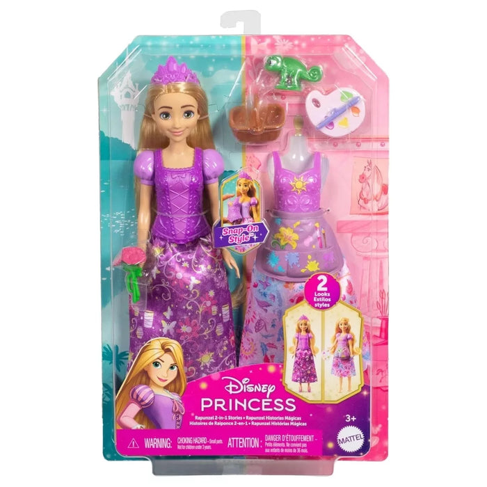 Păpușă Mattel Disney Princess Rapunzel, 30 cm, 2 ținute, 3+ ani