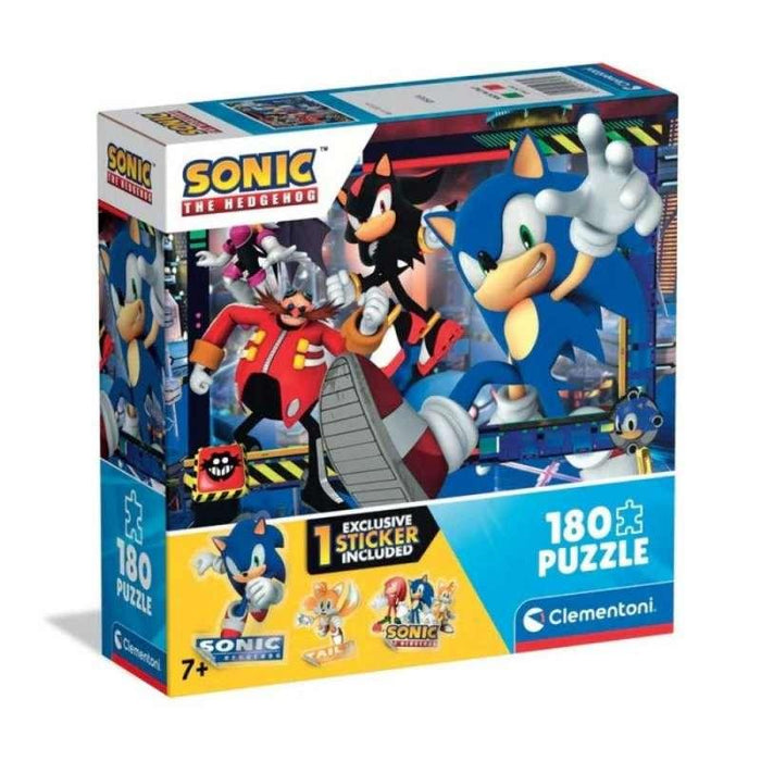 Puzzle Clementoni Sonic the Hedgehog, 180 piese, 7+ ani