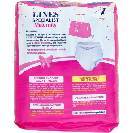 Chiloți Absorbenți pentru Maternitate Lines Specialist Multicolor Mărimea L