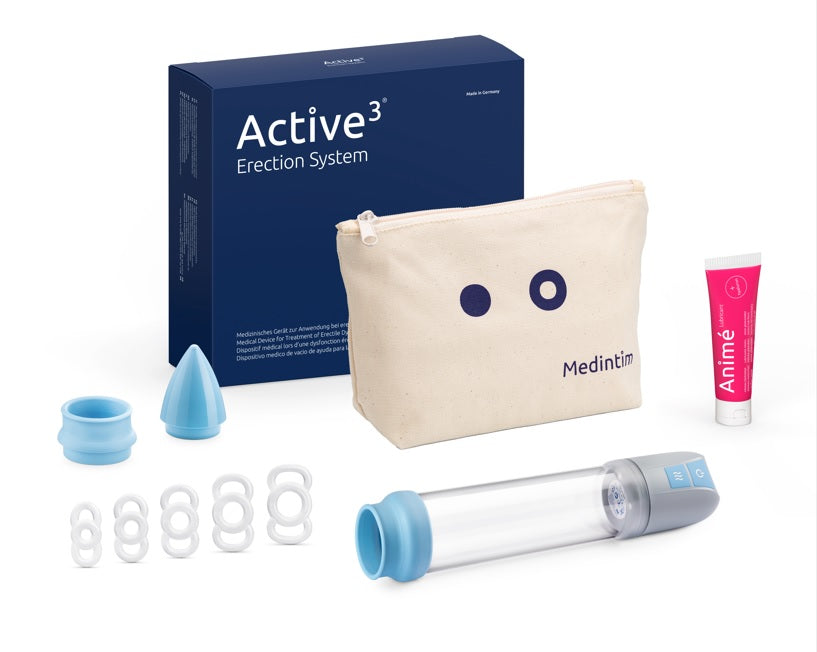 Medintim Active3 Erection System – dispozitiv medical conceput pentru a ajuta bărbații să obțină și să mențină erecția