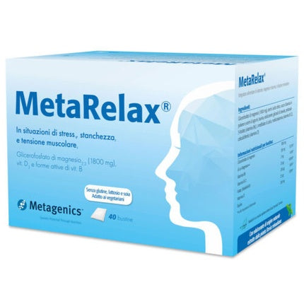 Metarelax Metagenics 40 Sachets, supliment alimentar cu vitamina D3 și B12