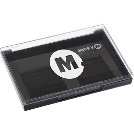 Jacky M B Lash 0.07-14mm, Gene False, Negre, 2 Rânduri