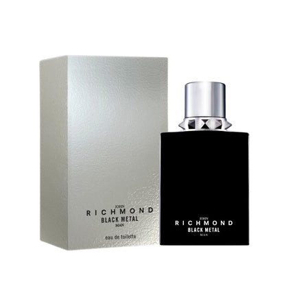 John Richmond Black Metal Man, Parfum pentru bărbați, 50ml, sticlă neagră metalică