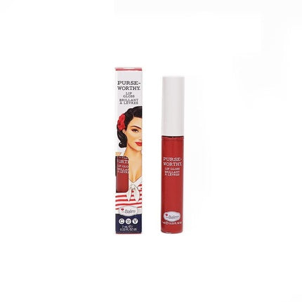 Bling, Thebalm Purseworthy Lip Gloss Tote, roșu, 0.36 fl oz