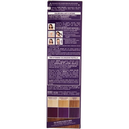 Vitalcare Vivid Color, Vopsea de păr semi-permanentă, Purple, 100 ml
