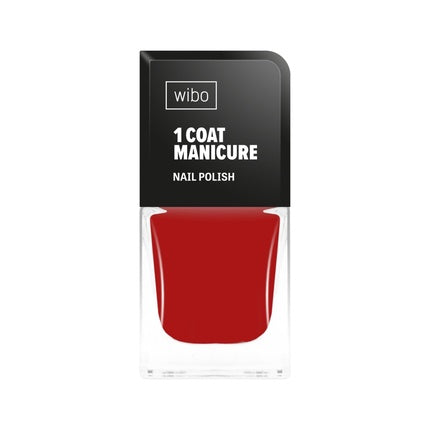Lac de unghii Wibo, 1 Coat Manicure, 8.5ml, roșu