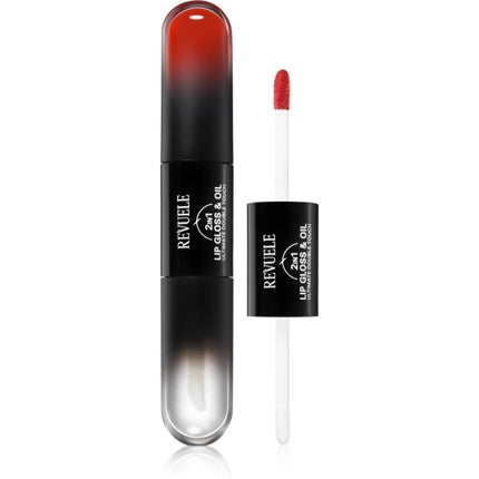 Gloss buze Revuele 2in1 Lip Gloss & Oil Color 01, 7 ml