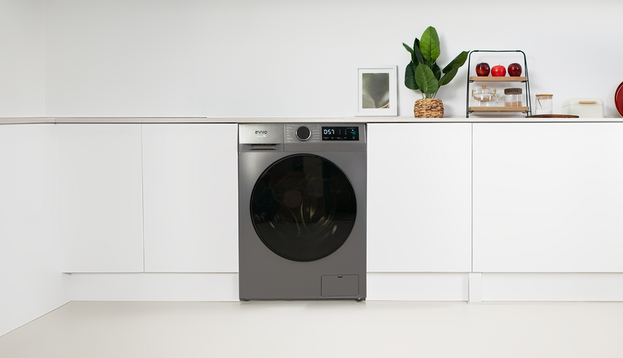 Mașină de spălat rufe cu încărcare frontală Cecotec EVVO Nature 8X, 8 kg, 15 programe, 60 × 47 × 85 cm, inox