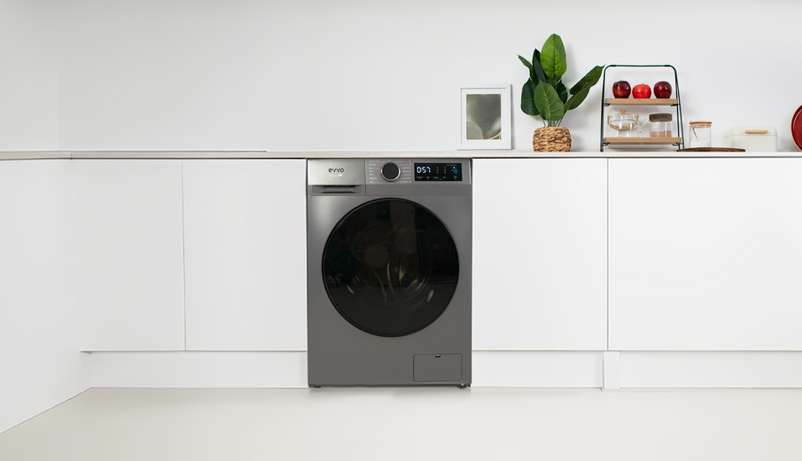 Mașină de spălat rufe cu încărcare frontală Cecotec EVVO Nature 9X, 9 kg, 1350 rpm, clasa A, inox