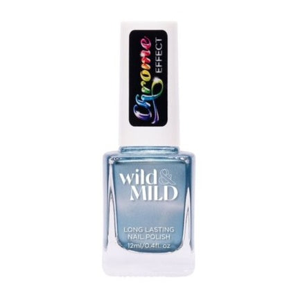 Lac de Unghii Wild & Mild Chrome Effect 12ml Albastru