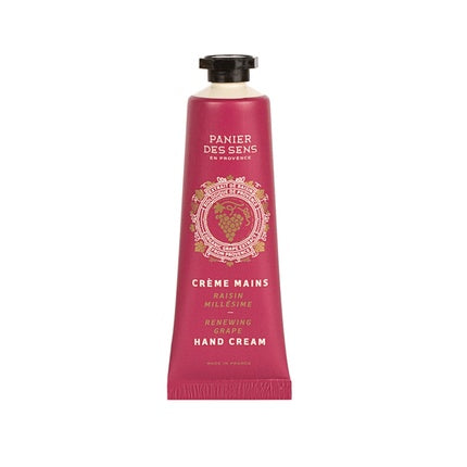 Panier des Sens French Hand Cream with Shea Butter and White Grape, Cremă de Mână, 96% Natural, 30ml