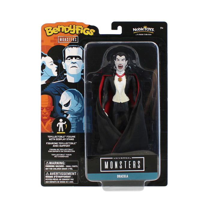 Figurină de colecție Noble Collection Bendyfigs Monsters Dracula, 19 cm, 7+ ani