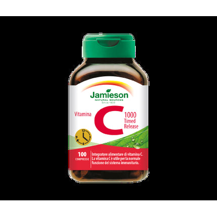 Integrator alimentar, Jamieson, Vitamina C 1000 mg Timed Release, 100 comprimate
