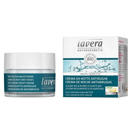 Cremă de Noapte Lavera Anti-Aging pentru Piele Sensibilă 50ml