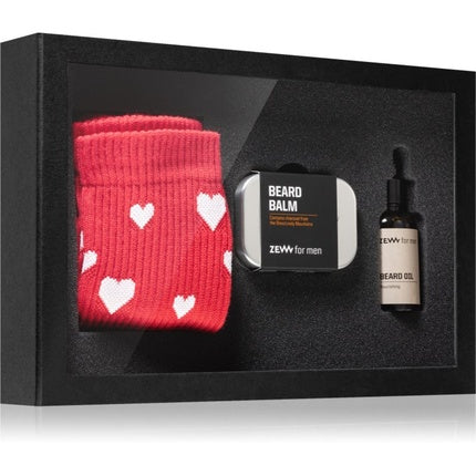 Set Cadou Îngrijire Barbă, Zew For Men, Balsam și Ulei de Barbă