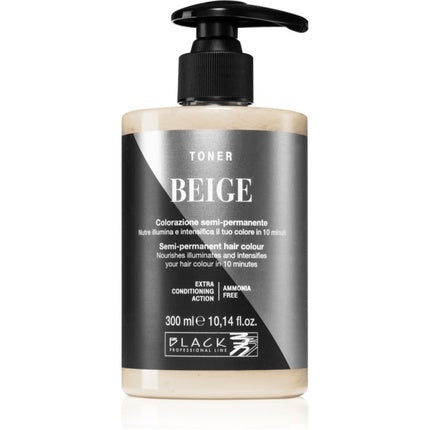 Toner Black Professional Line Beige 300 ml cu ambalaj cu pompă